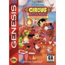 Sega Genesis Box Art The Great Circus Mystery Starring Mickey and Minnie