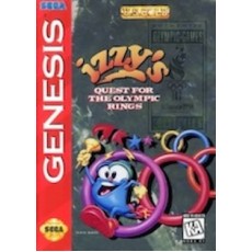 Sega Genesis Box Art Izzy's Quest for the Olympic Rings