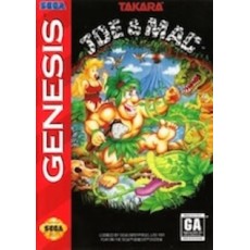 Sega Genesis Box Art Joe and Mac