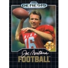 Sega Genesis Box Art Joe Montana Football