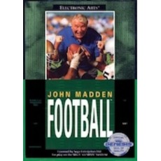 Sega Genesis Box Art John Madden Football