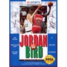 Sega Genesis Box Art Jordan vs Bird Super One-On-One