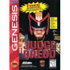 Sega Genesis Box Art Judge Dredd