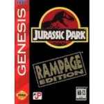 Sega Genesis Box Art Jurassic Park Rampage Edition