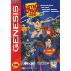 Sega Genesis Box Art Justice League Task Force