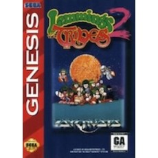 Sega Genesis Box Art Lemmings 2 The Tribes