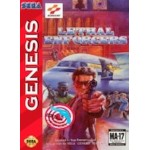 Sega Genesis Box Art Lethal Enforcers
