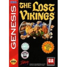 Sega Genesis Box Art The Lost Vikings