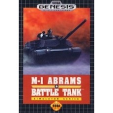 Sega Genesis Box Art M-1 Abrams Battle Tank