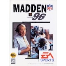 Sega Genesis Box Art Madden NFL 96
