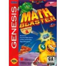 Sega Genesis Box Art Math Blaster Episode 1