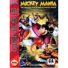 Sega Genesis Box Art Mickey Mania