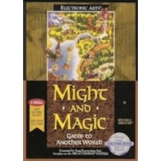 Sega Genesis Box Art Might and Magic Gates to Another World