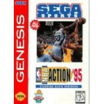 Sega Genesis Box Art NBA Action '95 starring David Robinson
