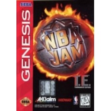 Sega Genesis Box Art NBA Jam Tournament Edition