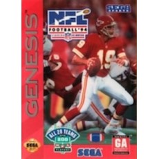 Sega Genesis Box Art NFL Football '94 Starring Joe Montana