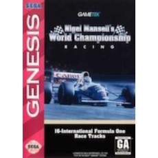 Sega Genesis Box Art Nigel Mansell's World Championship Racing