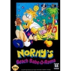 Sega Genesis Box Art Normy's Beach Babe-O-Rama