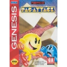 Sega Genesis Box Art Pac-Attack