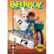 Sega Genesis Box Art Paperboy