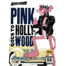 Sega Genesis Box Art Pink Panther Goes to Hollywood