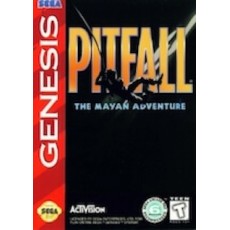 Sega Genesis Box Art Pitfall Mayan Adventure