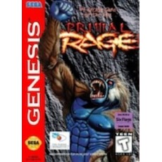 Sega Genesis Box Art Primal Rage