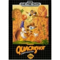 Sega Genesis Box Art QuackShot Starring Donald Duck