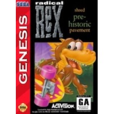 Sega Genesis Box Art Radical Rex