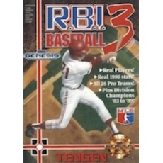 Sega Genesis Box Art RBI Baseball 3