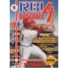 Sega Genesis Box Art RBI Baseball 4