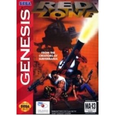 Sega Genesis Box Art Red Zone