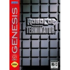 Sega Genesis Box Art Robocop vs The Terminator