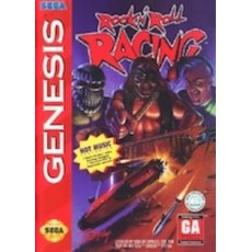 Sega Genesis Box Art Rock 'n Roll Racing