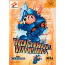 Sega Genesis Box Art Rocket Knight Adventures