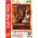 Sega Genesis Box Art Romance of the Three Kingdoms III Dragon of Destiny