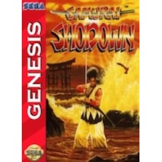 Sega Genesis Box Art Samurai Shodown