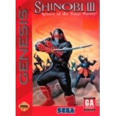 Sega Genesis Box Art Shinobi III Return of the Ninja Master