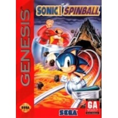 Sega Genesis Box Art Sonic Spinball