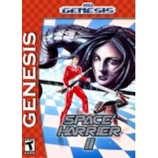 Sega Genesis Box Art Space Harrier II