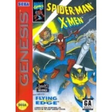 Sega Genesis Box Art Spiderman X-Men Arcade's Revenge