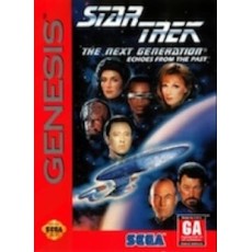 Sega Genesis Box Art Star Trek Next Generation Echoes From the Past