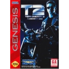 Sega Genesis Box Art Terminator 2 Judgement Day