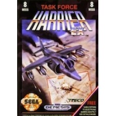Sega Genesis Box Art Task Force Harrier