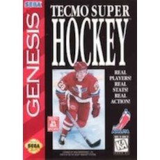 Sega Genesis Box Art Tecmo Super Hockey
