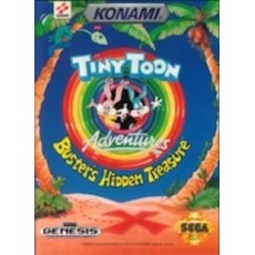 Sega Genesis Box Art Tiny Toon Adventures Buster's Hidden Treasure