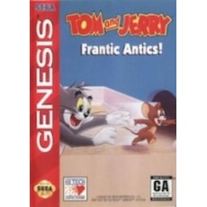 Sega Genesis Box Art Tom and Jerry Frantic Antics