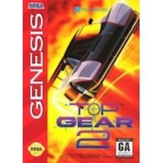 Sega Genesis Box Art Top Gear 2