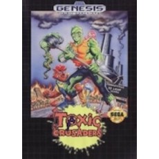 Sega Genesis Box Art Toxic Crusaders