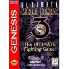 Sega Genesis Box Art Ultimate Mortal Kombat 3